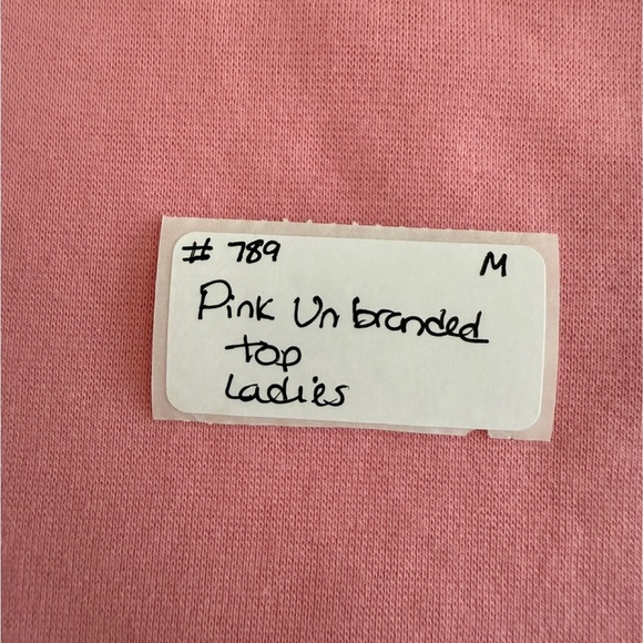 Pink Sleeveless Wrap Top, size Medium - Picture 2 of 4